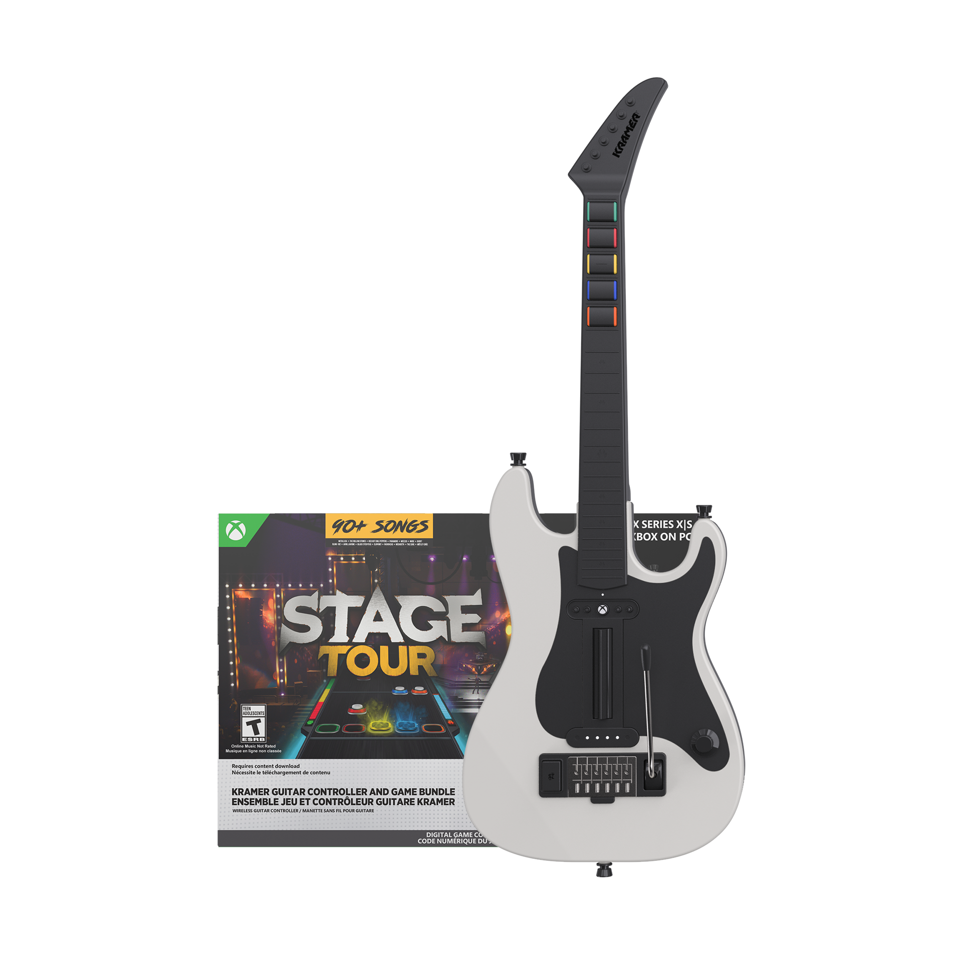 Stage Tour Game and Kramer Wireless Guitar Controller Bundle for