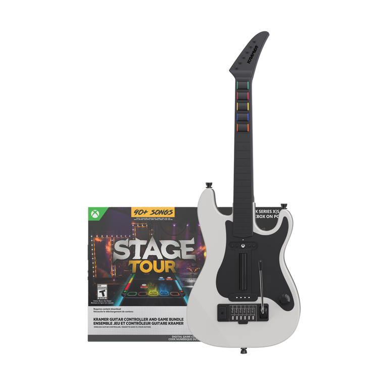 Stage Tour Game and Kramer Wireless Guitar Controller Bundle for
