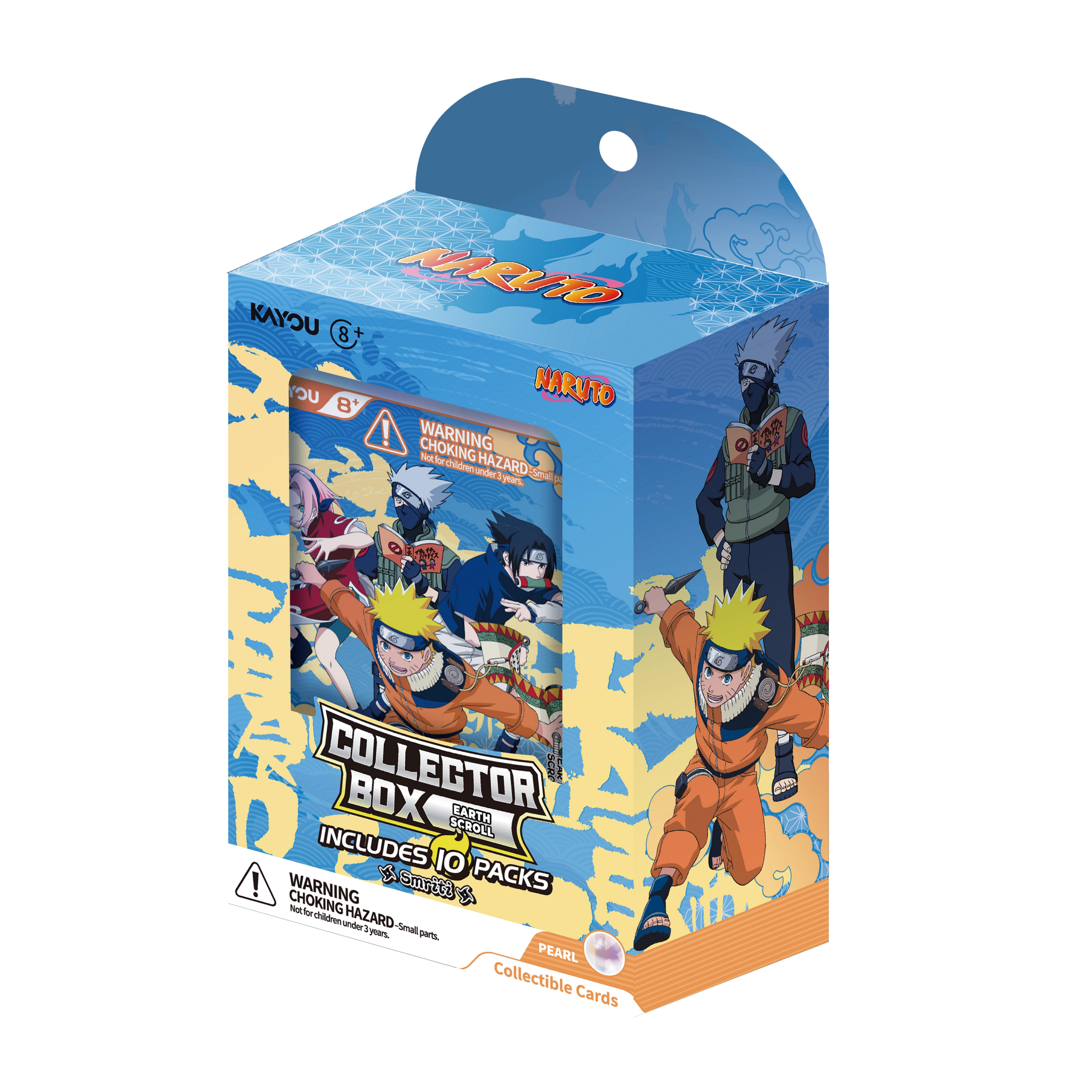 NARUTO COLLECTOR BOX 3個セット Naruto Smriti Collectible Cards: Earth Scroll Collector Box Series