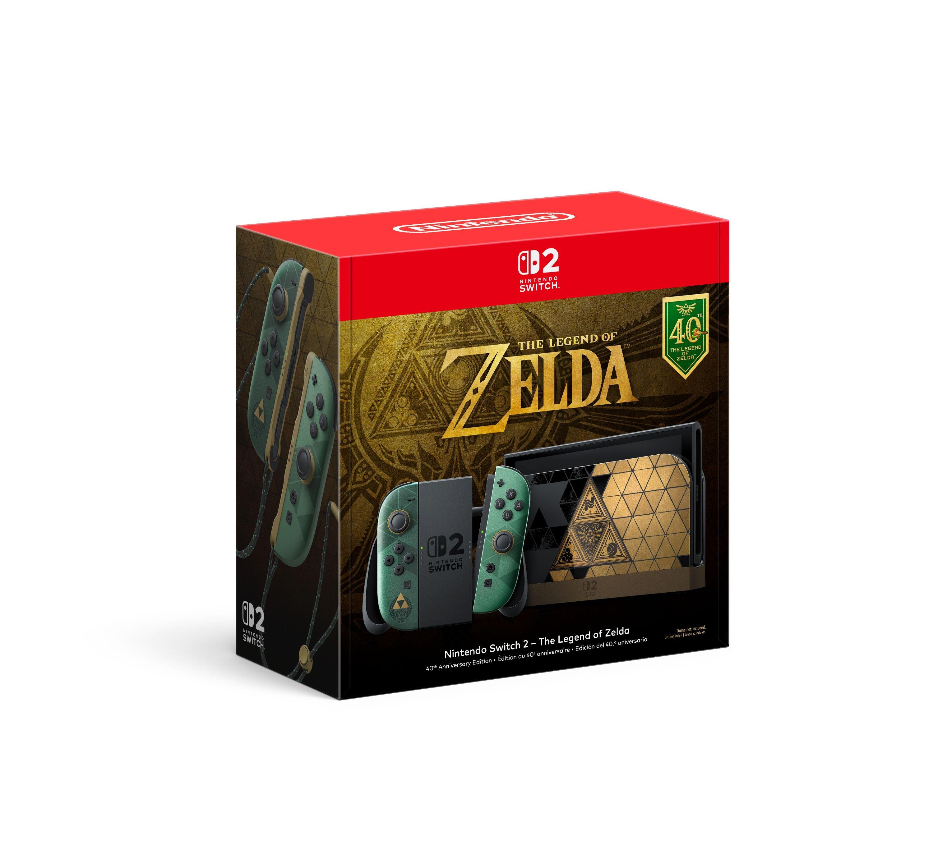 Nintendo Switch 2 The Legend of Zelda 40th Anniversary Edition