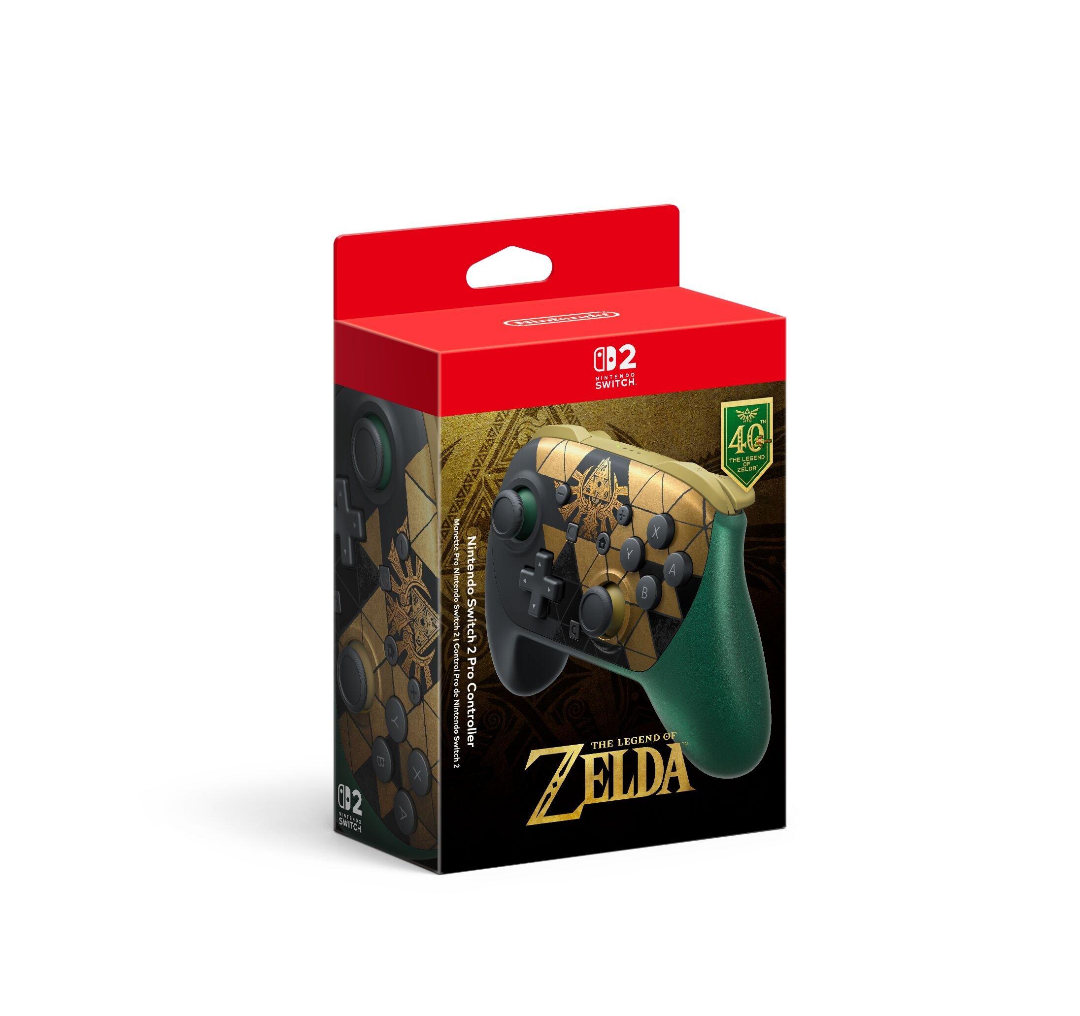 Nintendo Switch 本体とPro Controller Nintendo Switch 2 Pro Controller The Legend of Zelda - 40th