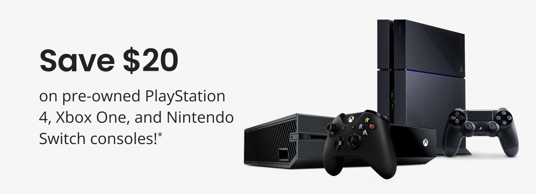 save $20 po consoles 