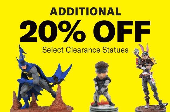 clearance statues