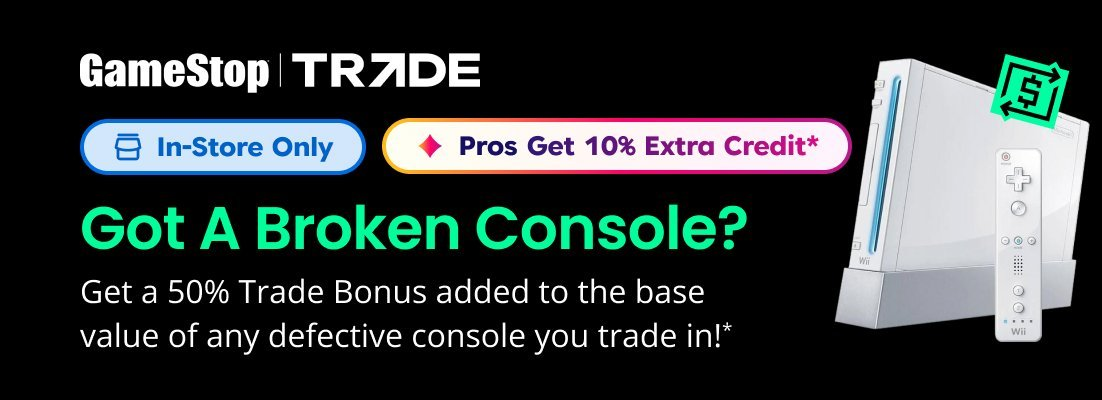 Get 50% Trade Bonus on Defective Hardware.