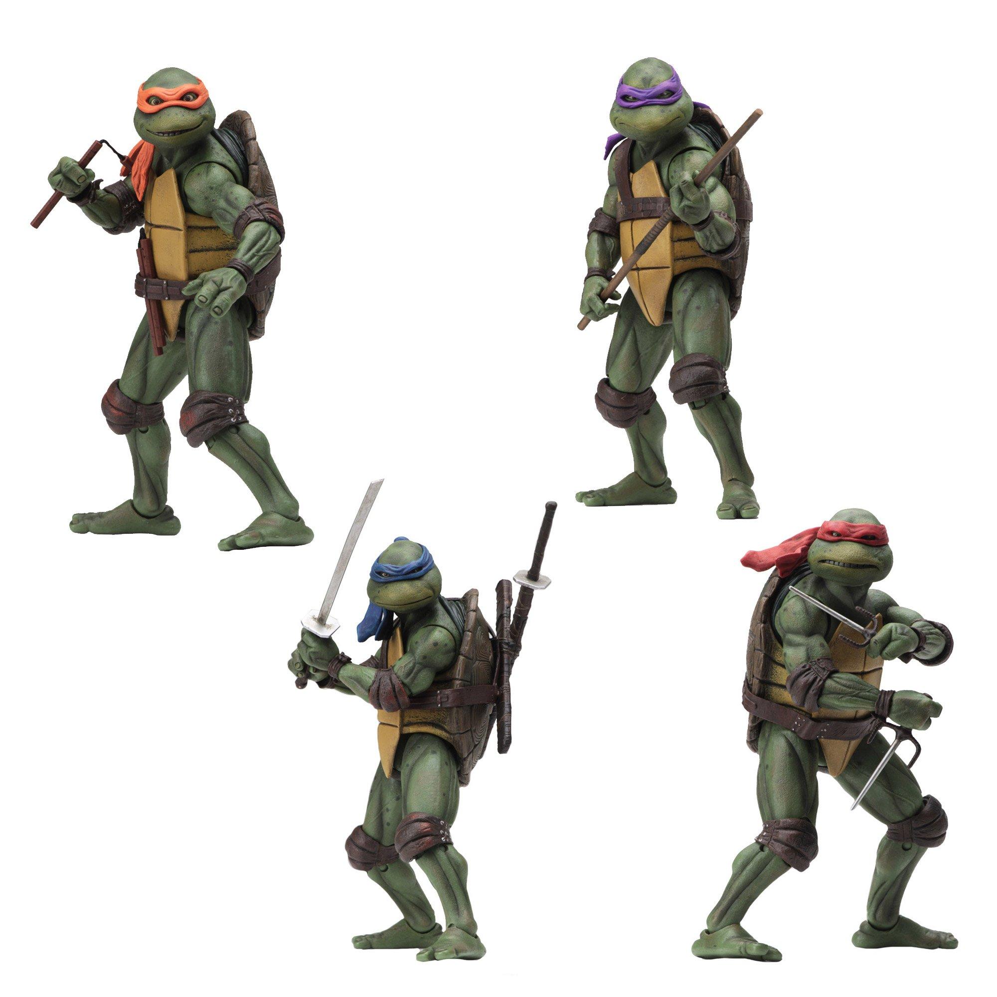 Teenage Mutant Ninja Turtles 90s Movie Action Figure Bundle - nerf vest roblox ids