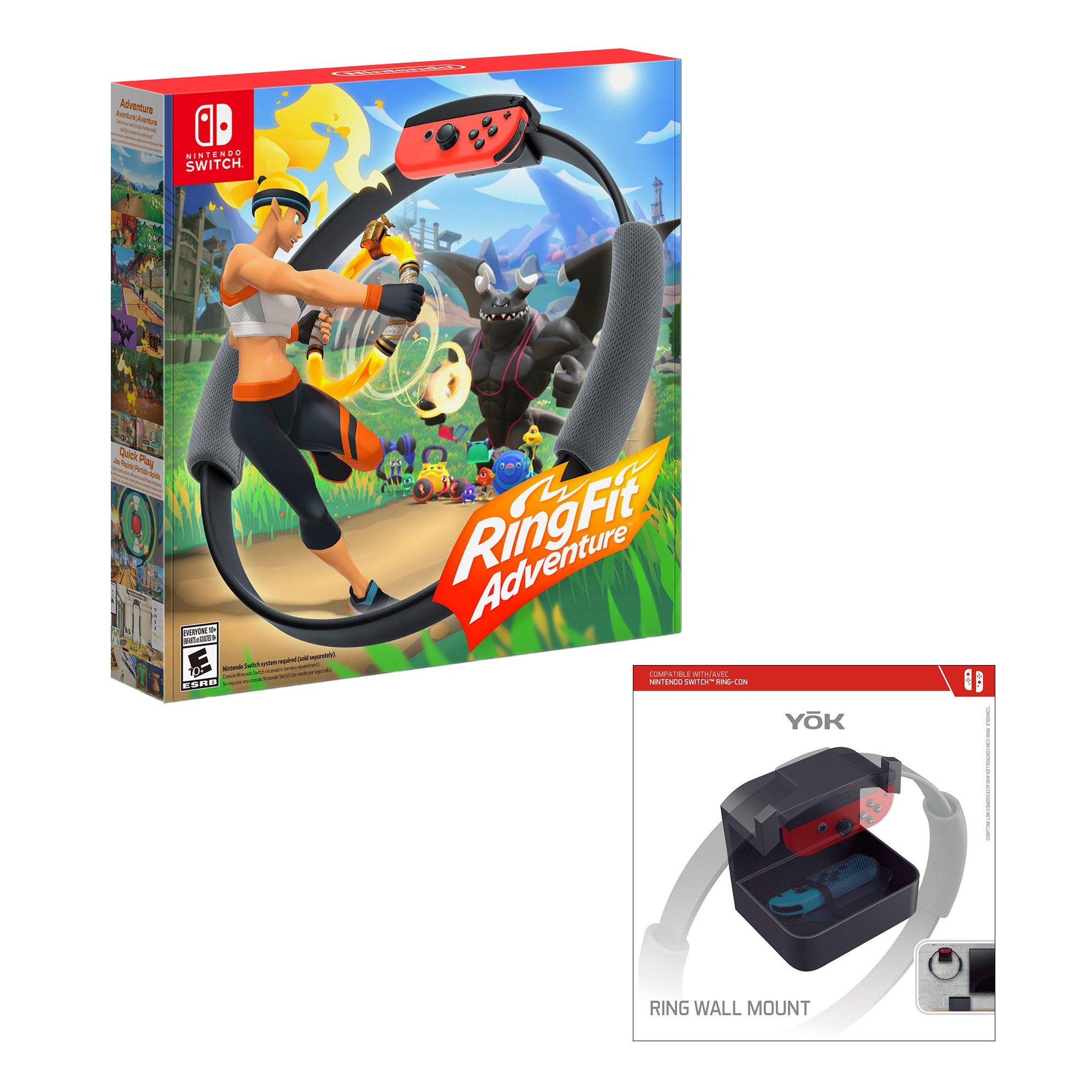 Trade In Ring Fit Adventure and Wall Mount Game Bundle GameStop