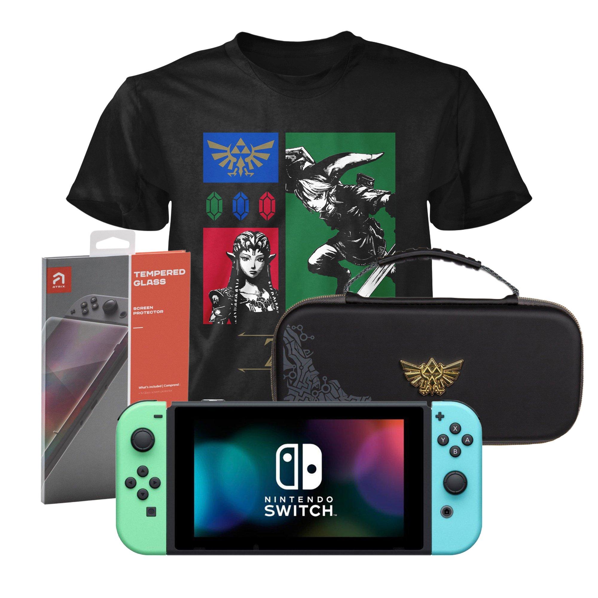 Download Nintendo Switch Animal Crossing Edition Zelda Fan Starter System Bundle Nintendo Switch Gamestop