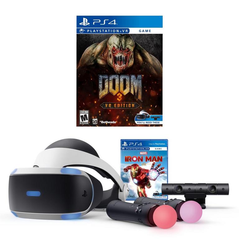 PlayStation VR Iron Man and DOOM 3 Bundle
