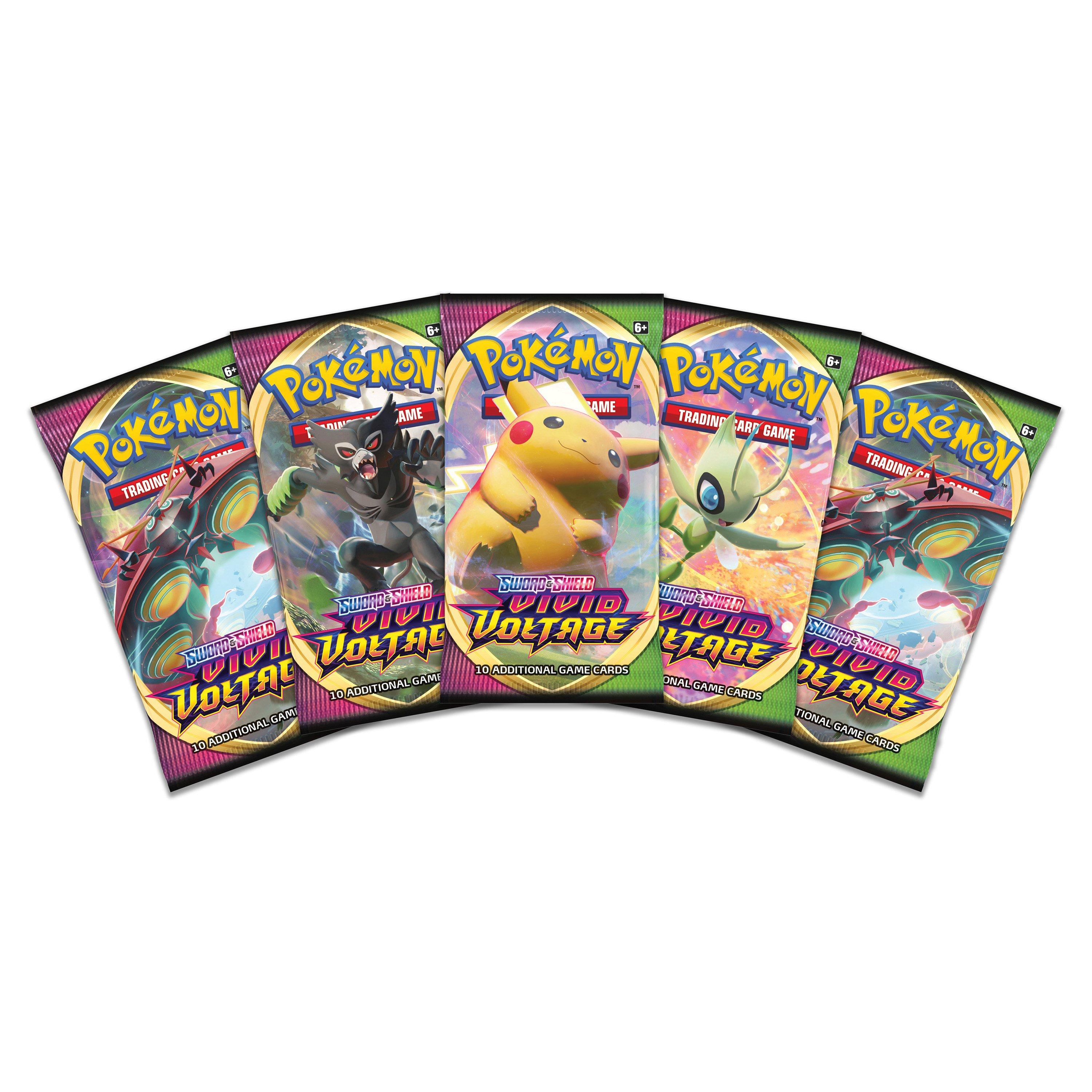 Pokemon: Trading Card Game Sword and Voltage - 5 Booster Packs |