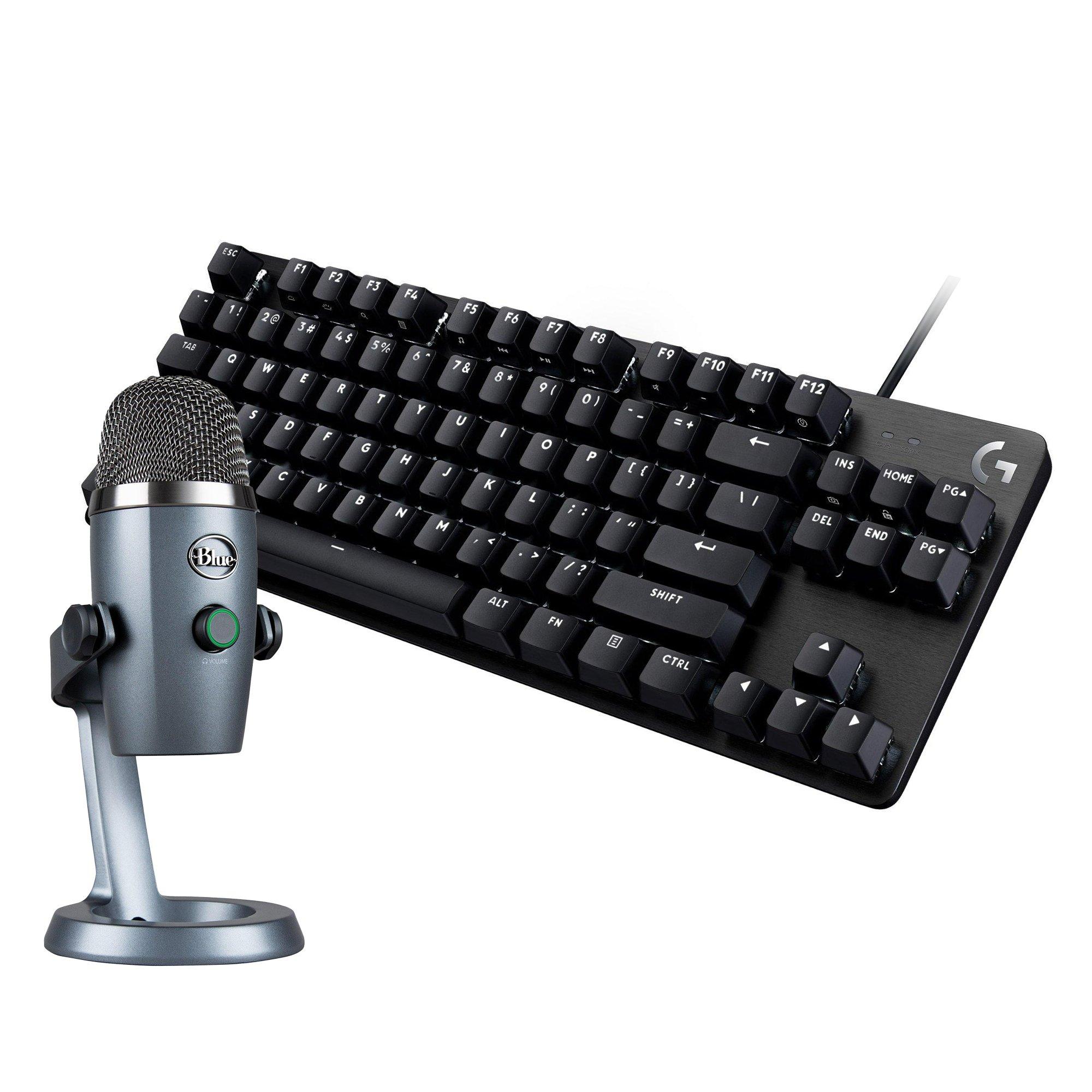 list item 1 of 1 Yeti Gray Nano Microphone and Logitech G413 TKL SE Mechanical Keyboard Bundle