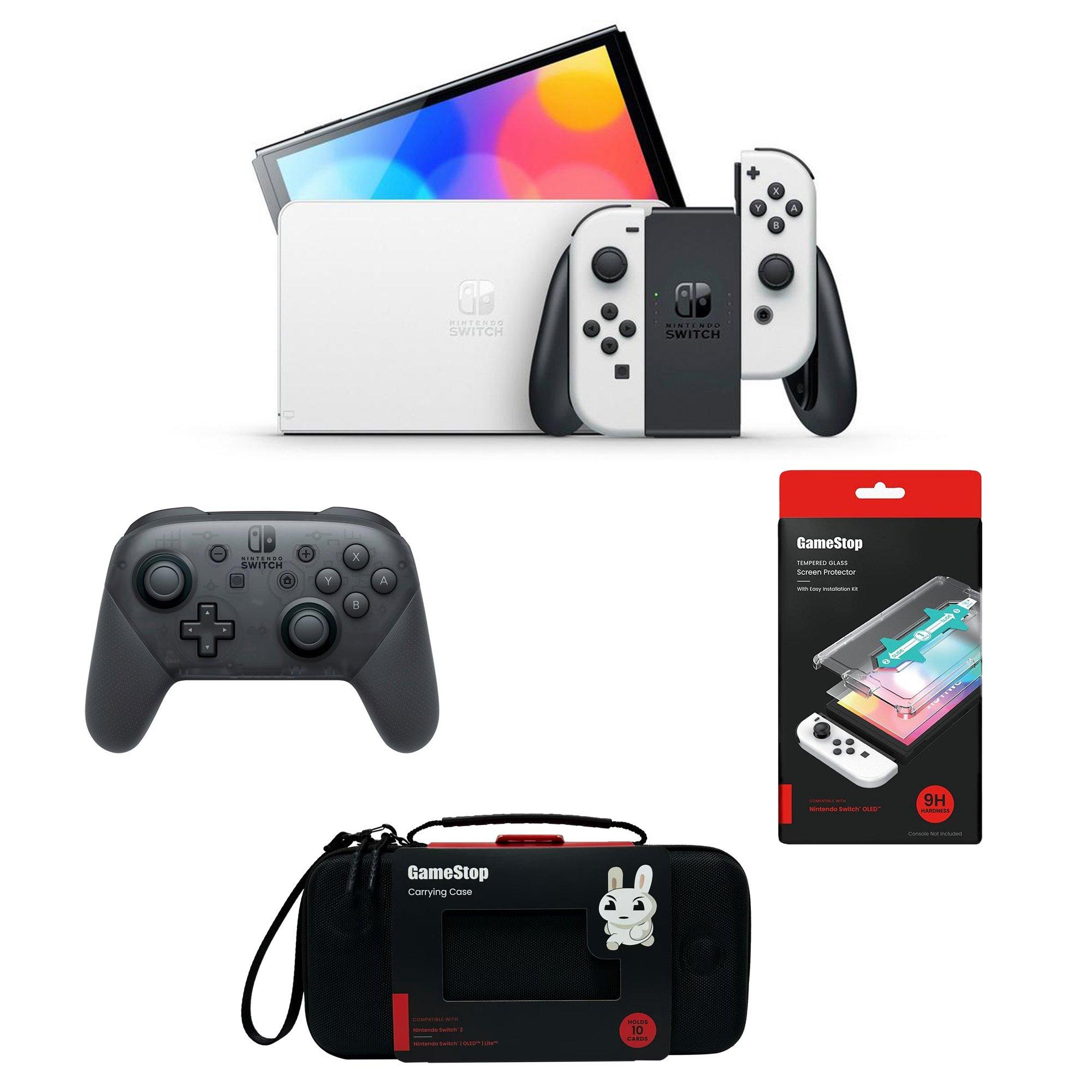 Nintendo Switch OLED Refurbished Console, Pro Controller