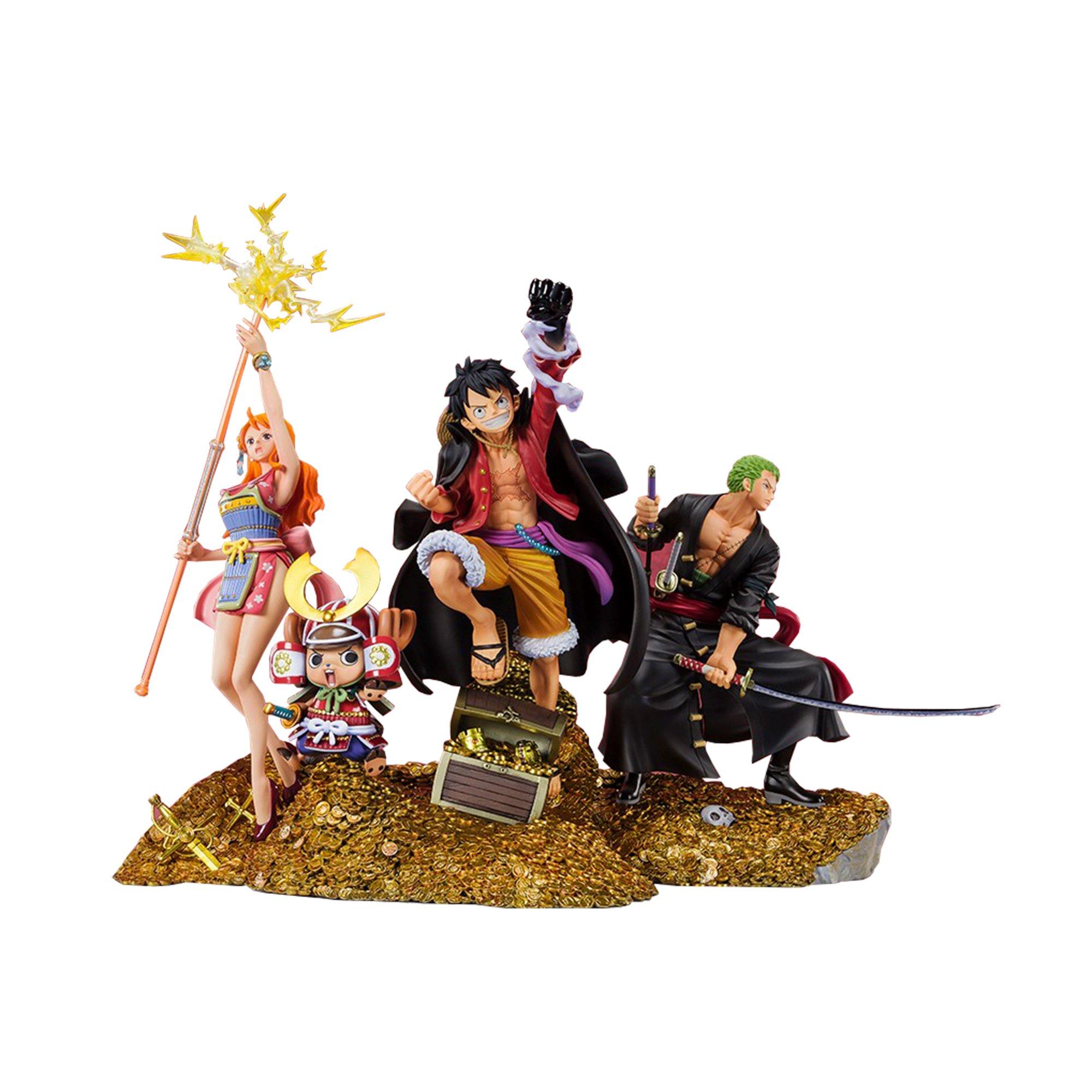 Bandia Figuarts Zero Wt100 One Piece Statue Bundle Gamestop