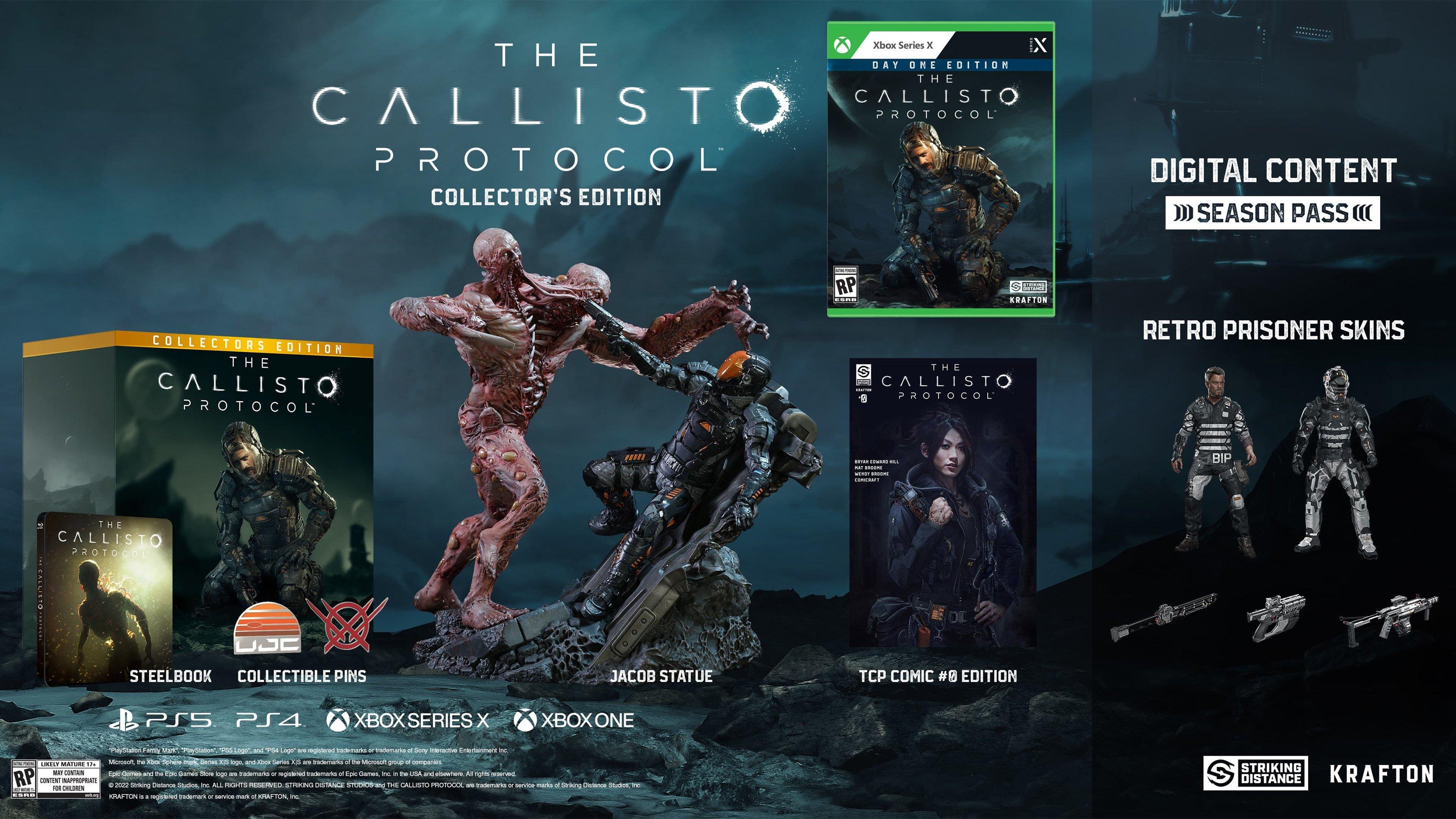 Callisto Protocol GameStop Exclusive Collector's Edition Bundle XBX 