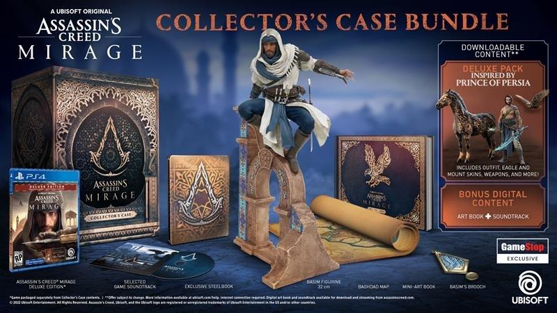 Assassin's Creed Mirage Collector's Case Bundle GameStop Exclusive 4 | PlayStation 4 | GameStop