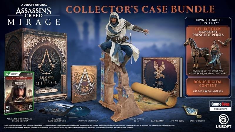 Assassin’s Creed Mirage Collector’s Case Bundle GameStop Exclusive – Xbox One and Xbox Series X/S