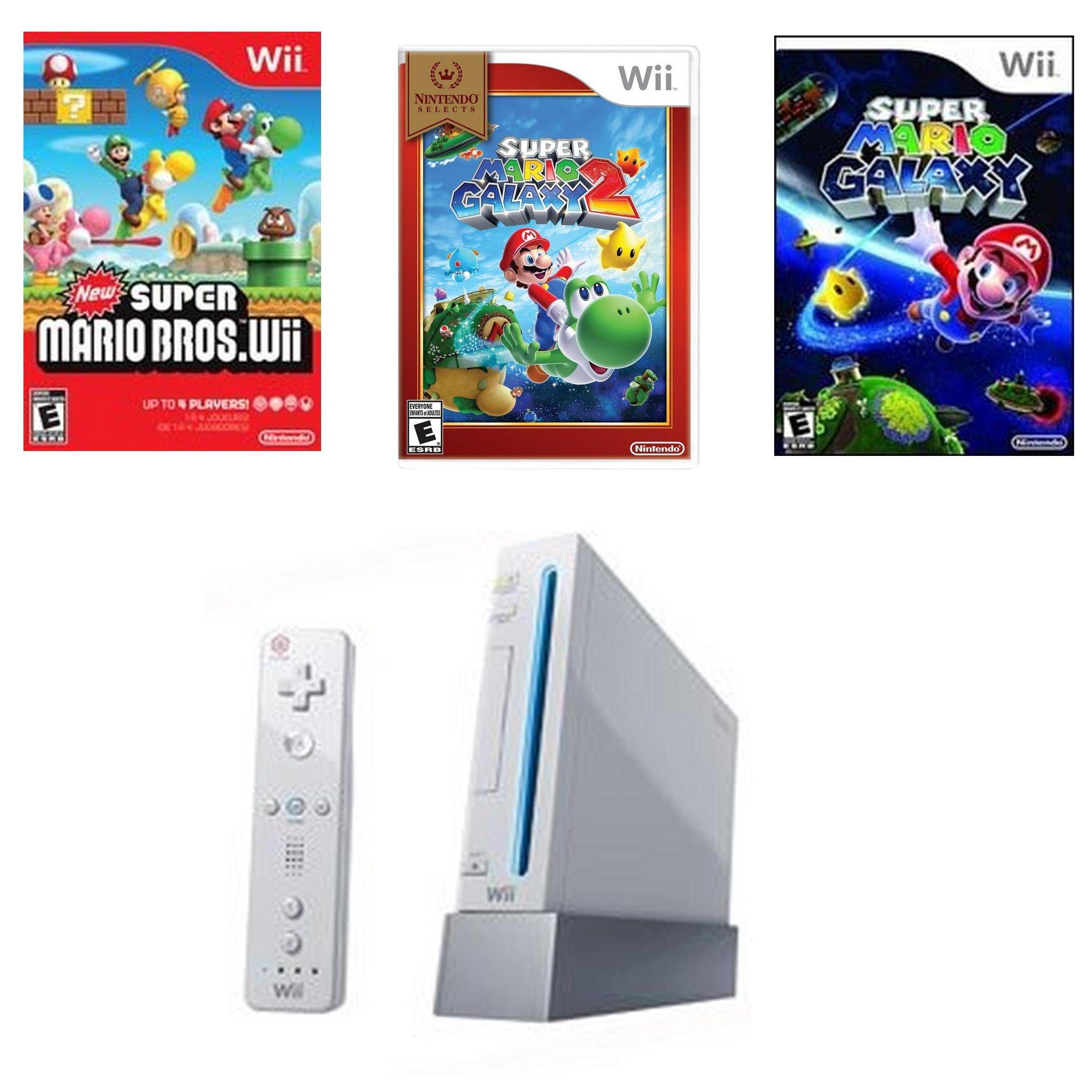 Wii Best of Mario Blast from the Past System Bundle (GameStop Premium Refurbished) Nintendo