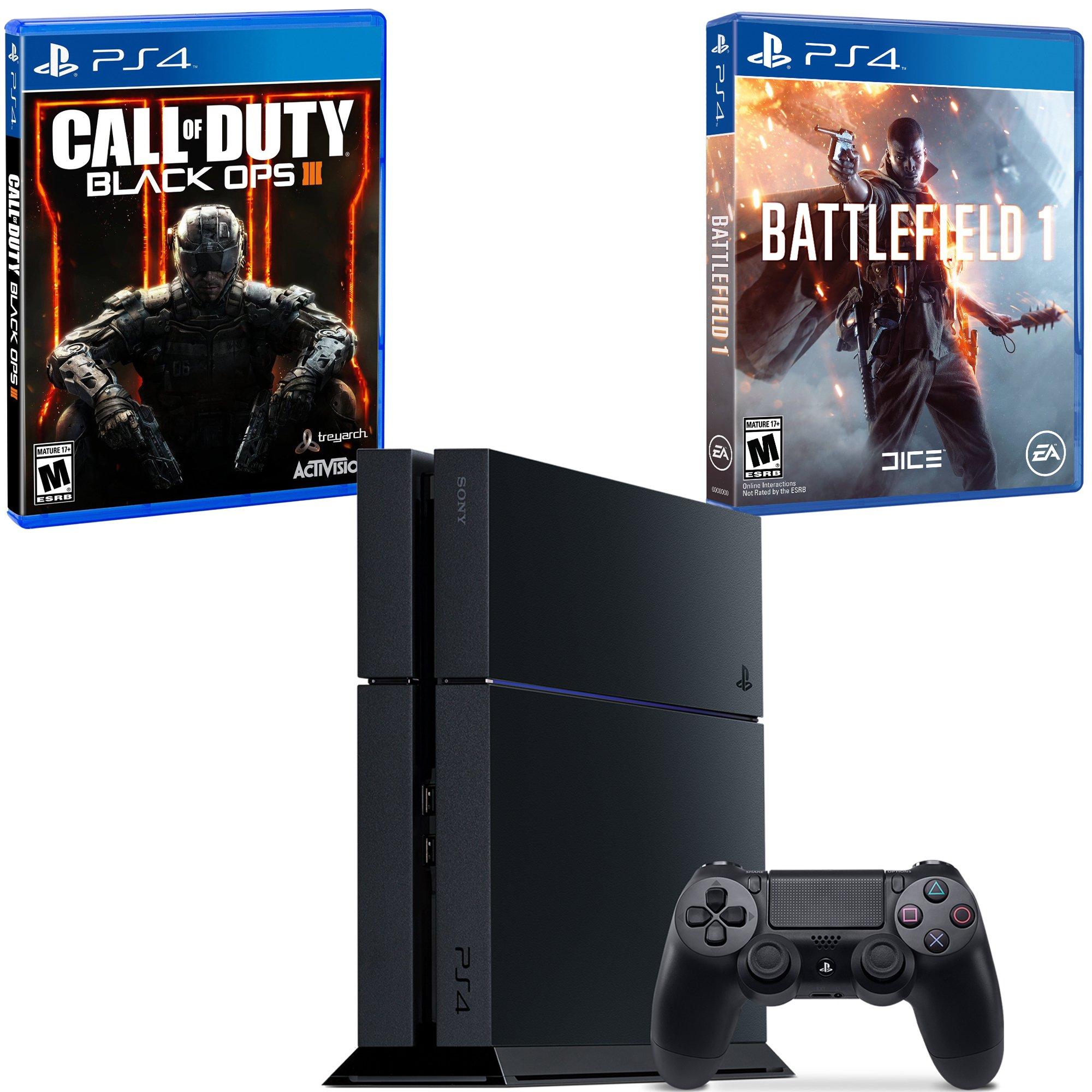 Playstation 4 Past And Future Warfare Blast From The Past Preowned System Bundle Gamestop