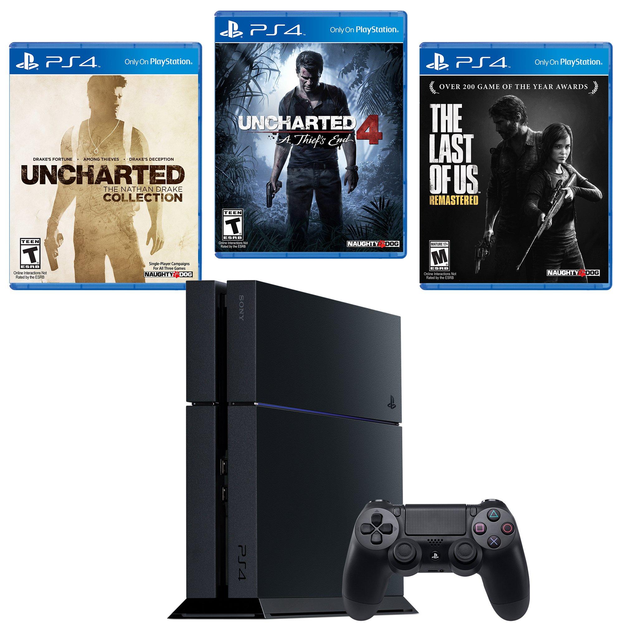 PlayStation 4 Naughty Dog Blast From The Past Preowned System Bundle