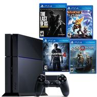 PlayStation 4 Essentials Blast from the Past GameStop Premium Refurbished System Bundle