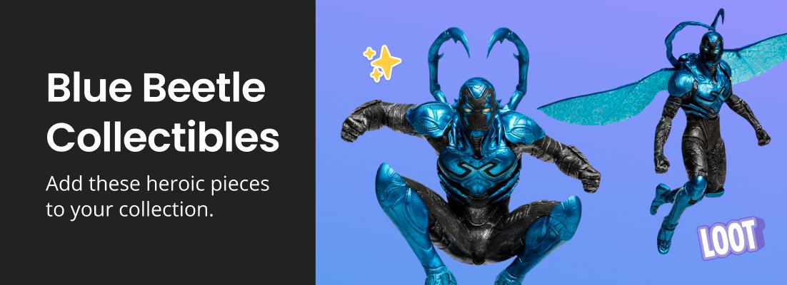 Funko POP! Movies: DC Blue Beetle - Blue Beetle with Weapon 3.7-in Vinyl  Figure GameStop Exclusive