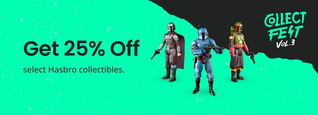 25% Off Select Hasbro Collectibles