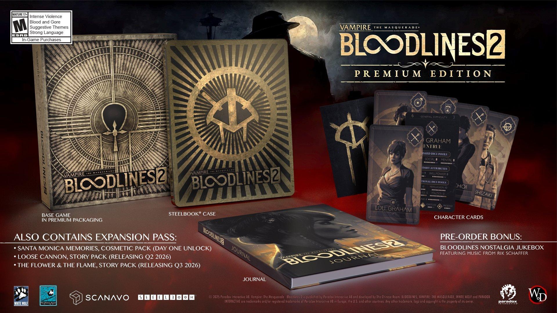 Vampire: The Masquerade Bloodlines 2 Premium Edition GameStop Exclusive - PlayStation 5