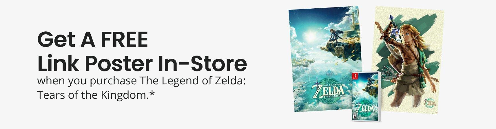Get A Free Zelda Poster When You Purchase The Legend of Zelda: Tears of the Kingdom