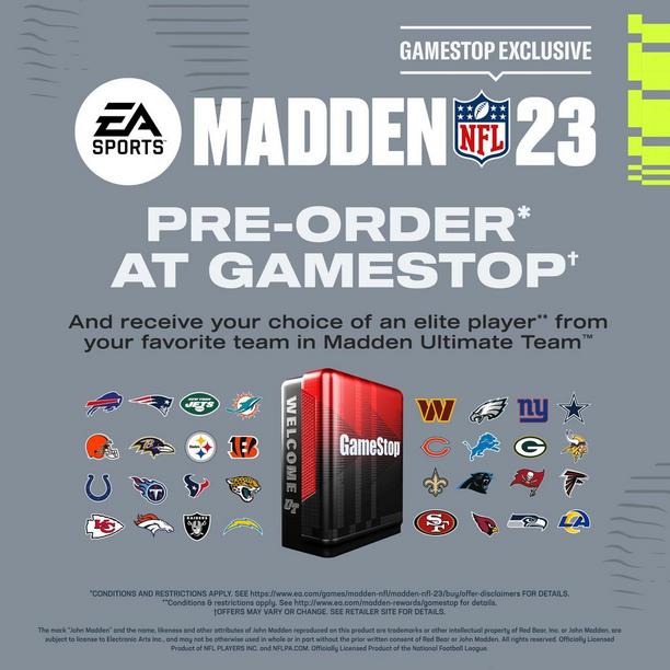 madden 23 gamestop xbox one