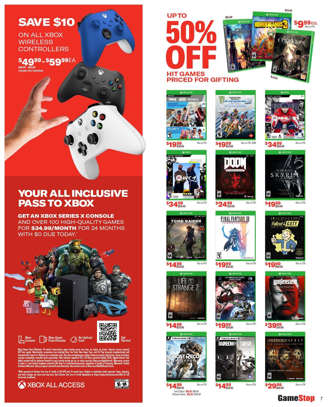 gamestop black friday deals online