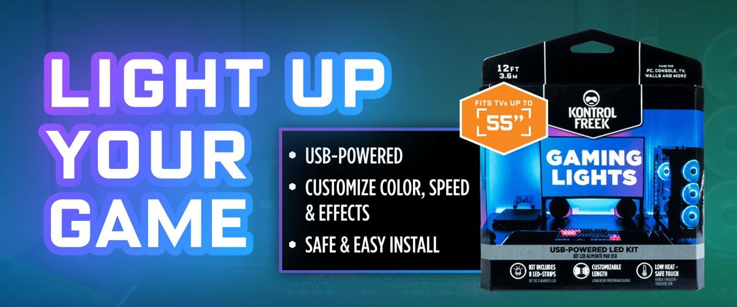 KontrolFreek Gaming Lights™ - USB-Powered LED Light Strips