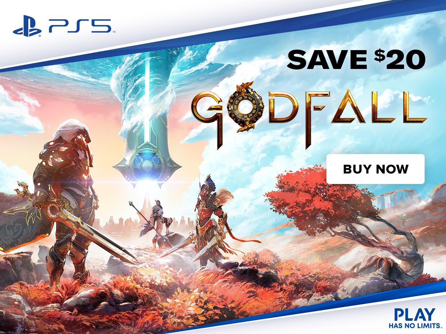 GodFall PROMO save20 122020