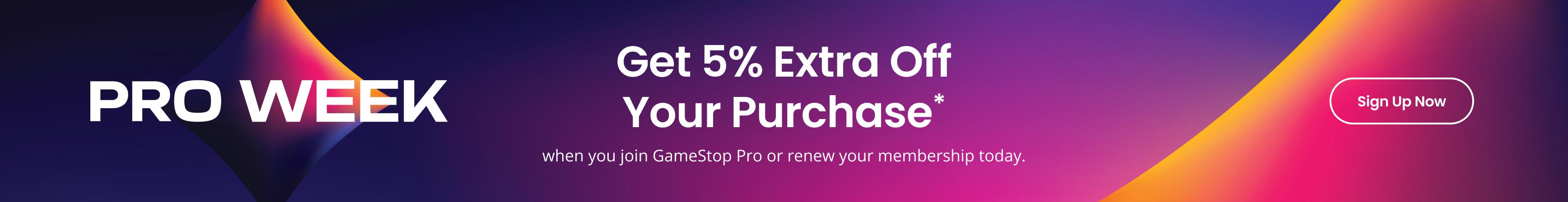 PRO WEEK New and Renewing Pros Get 5% Off Their Purchase