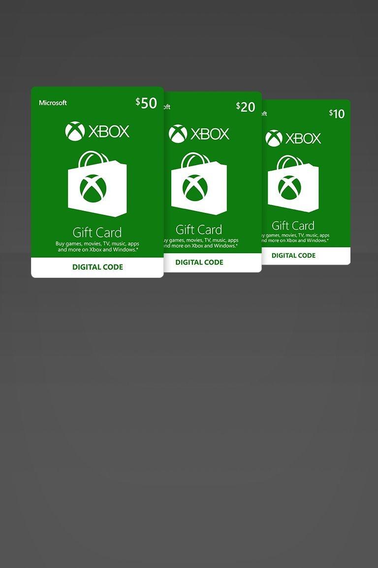 Xbox Gift Cards - Xbox One & Xbox 360