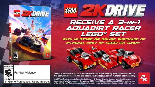LEGO 2K Drive Physical Bonus Offer