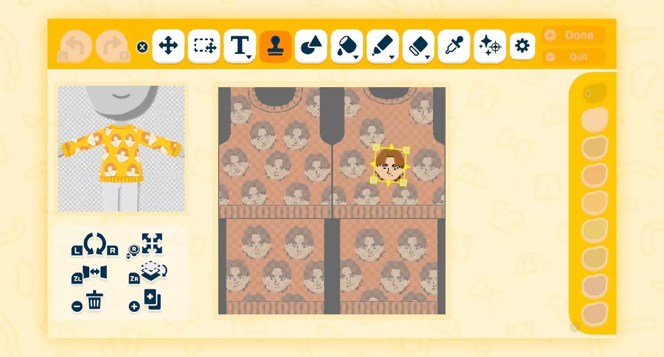 Give Mii characters clothes, food, and more