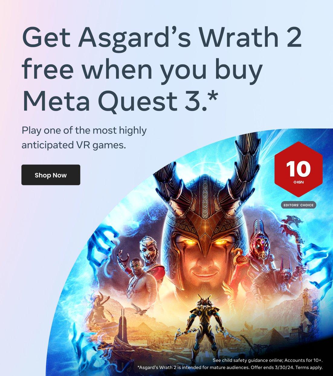Meta Quest 3 128GB + Asgard's Wrath 2 