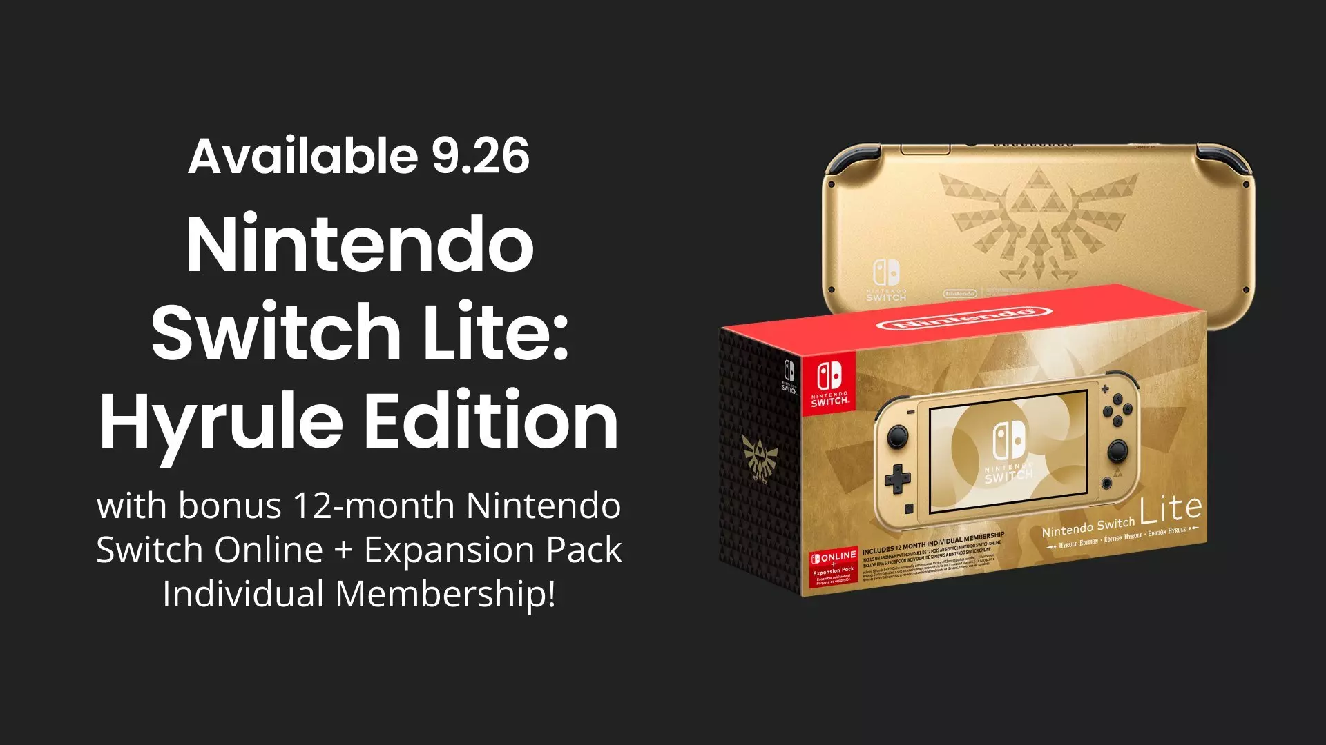 Nintendo Switch Lite: Hyrule Edition!