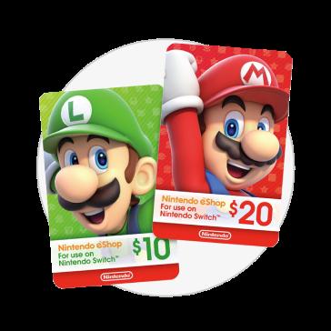Nintendo Switch Bundle with Mario Red Joy-Con, $20 Nintendo eShop