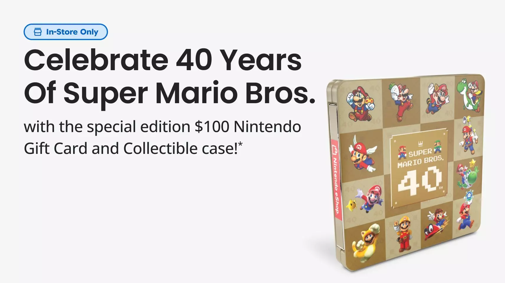 Celebrate 40 Years Of Super Mario Bros.