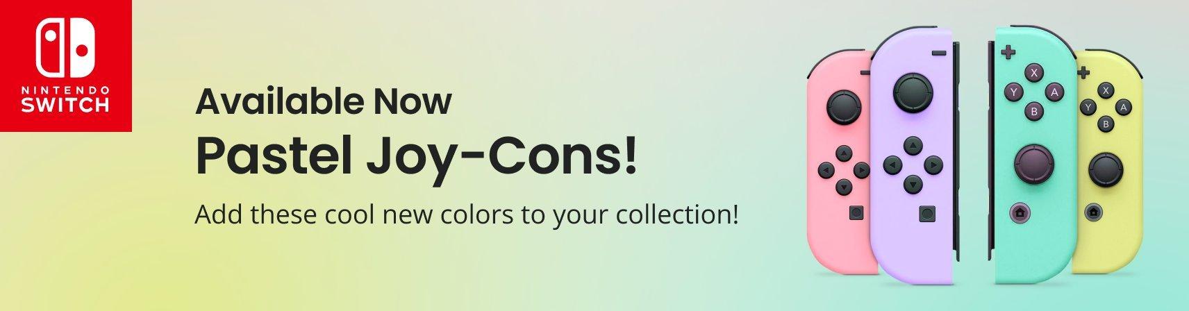 Nintendo Switch Pastel Joycons