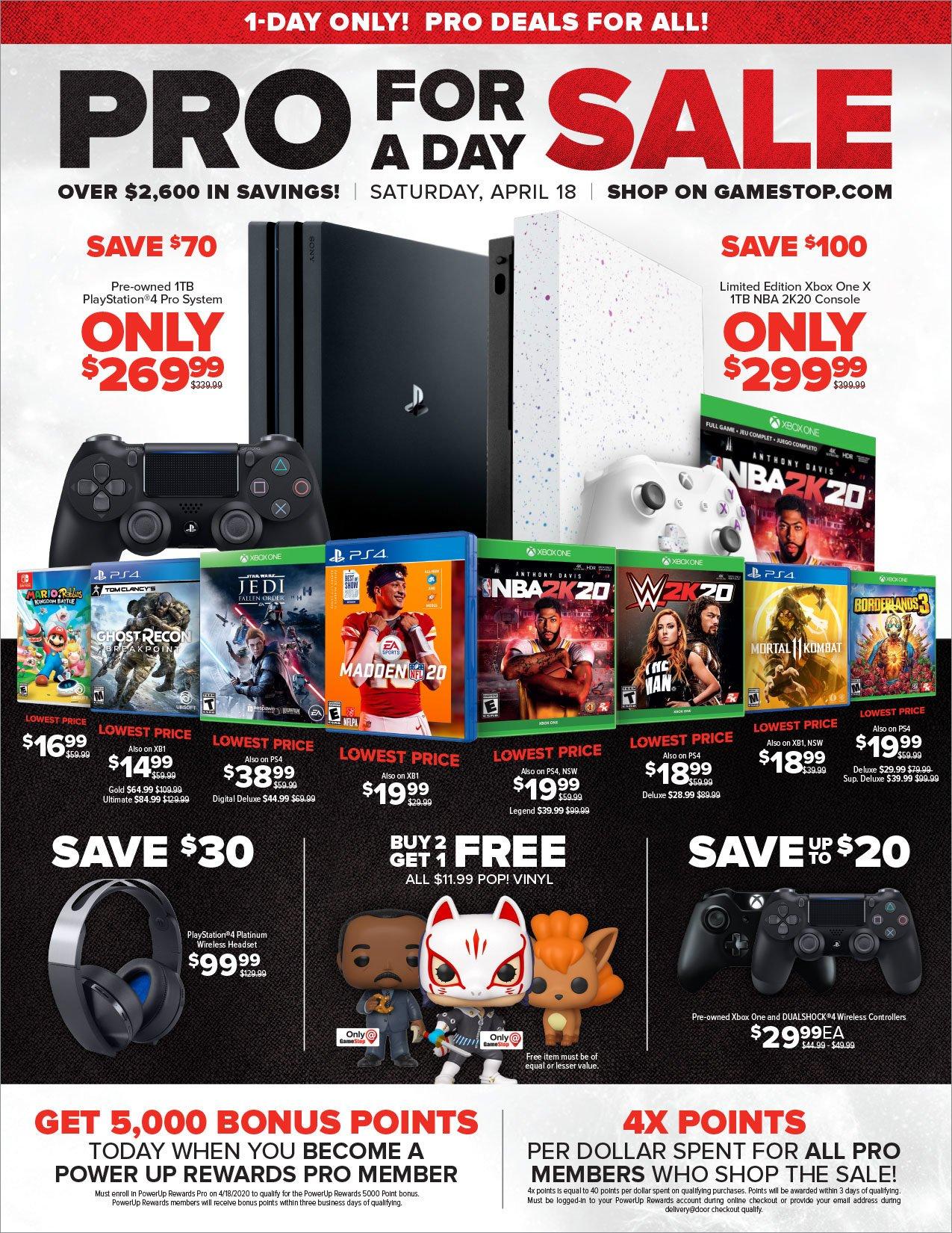 Pro Day Flyer 04.18.20 - HTML | GameStop