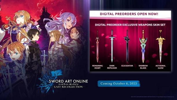 Sword Art Online: Last Recollection ganha data oficial de lançamento