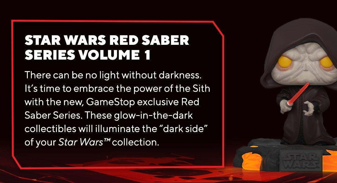 Funko POP! Star Wars Red Saber Series Volume 1 Darth Tyranus 4.5-in Vinyl  Bobblehead GameStop Exclusive