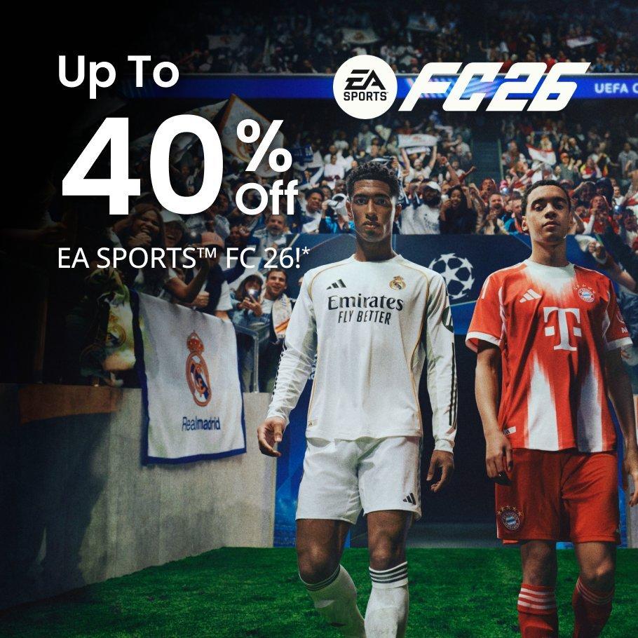 up to 40% off ea fc
