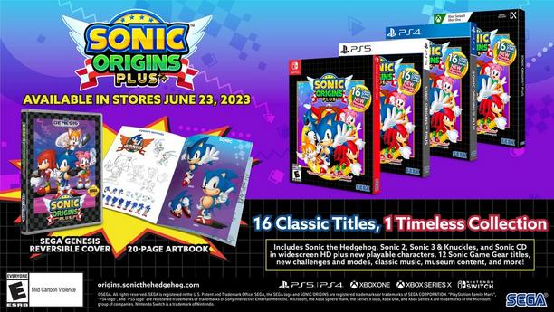 Sonic Origins Plus Physical Bonus