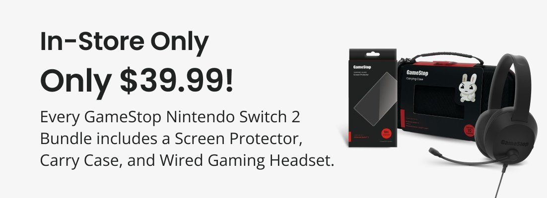 in store only only $39.99 switch 2 bundle