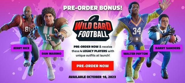 Wild Card Football Pre-Order Bonus