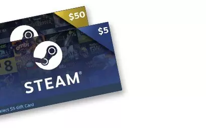 Valve Steam Wallet Card $50