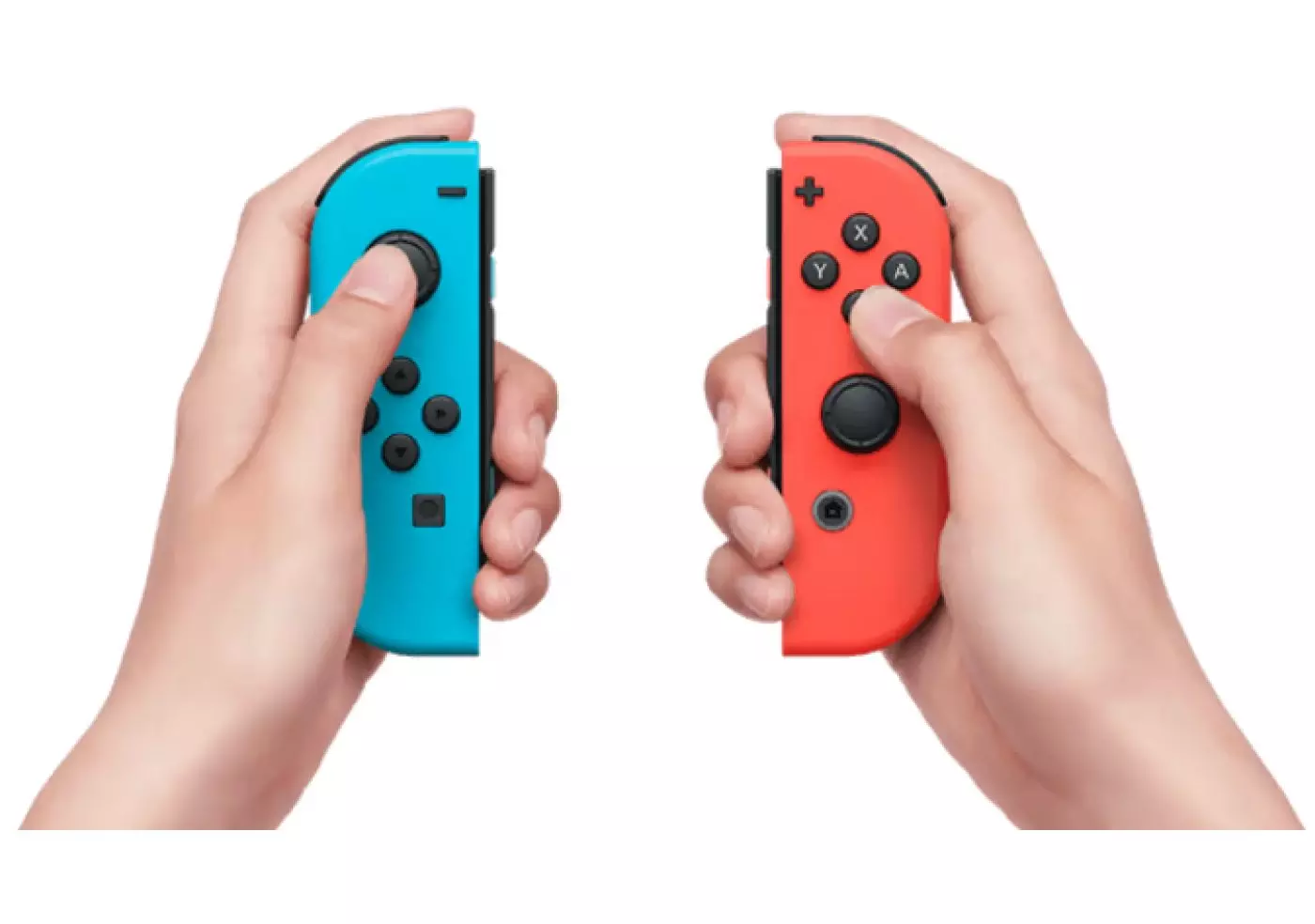 Nintendo Switch with Neon Blue/Neon Red Joy-Con Controller