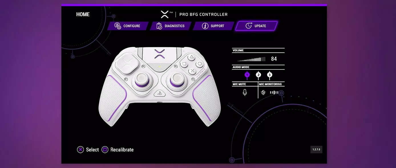 PDP Victrix Pro BFG Wireless White Controller for
